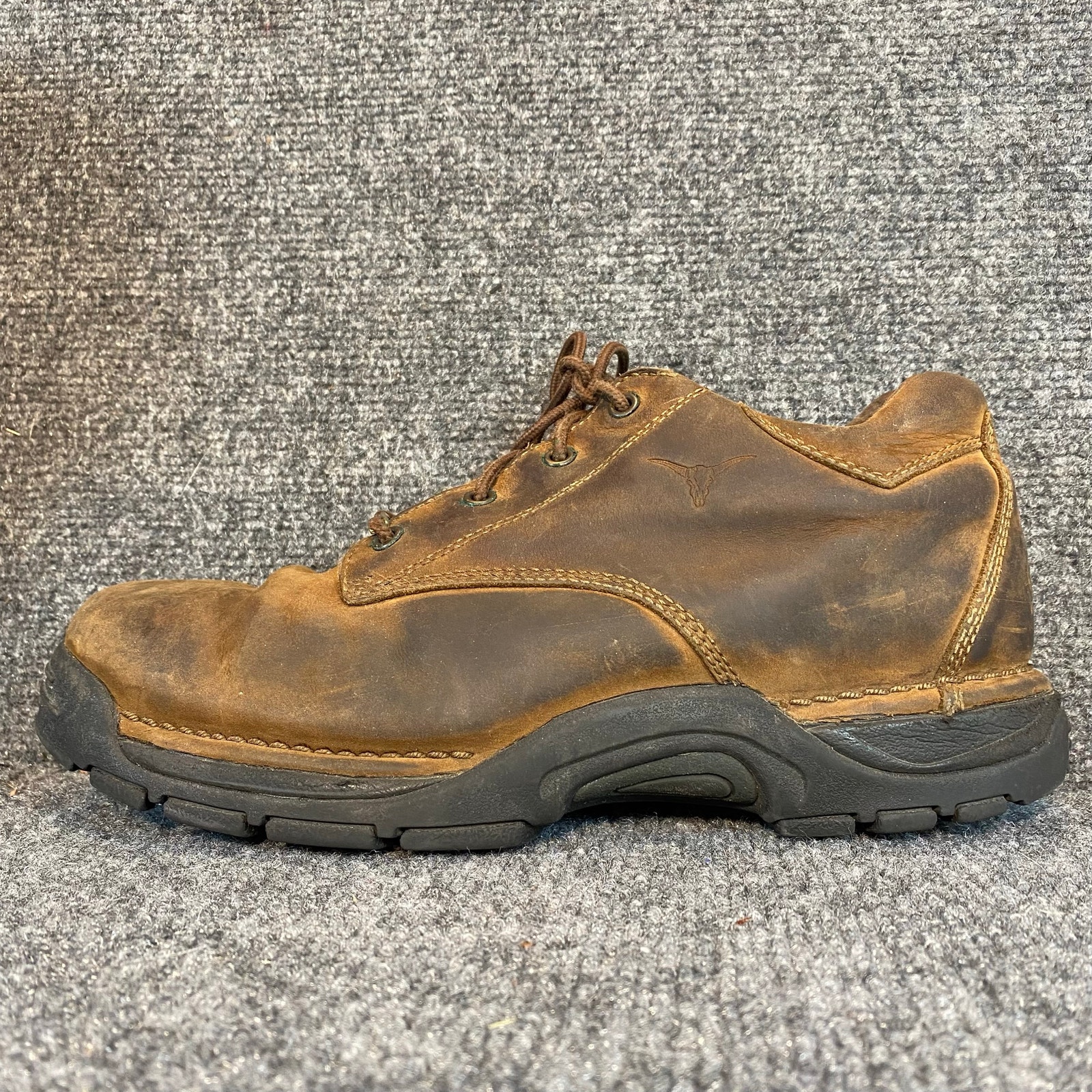 Danner Terra Force Brown Leather Gore Tex Hiking Boots Mens 10 Waterproof Shoes